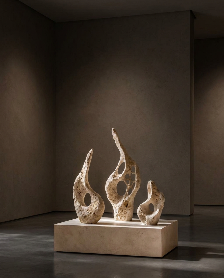 Lumen, Marble, 2026, original sculpture by Amela Aiiyah Zetterberg